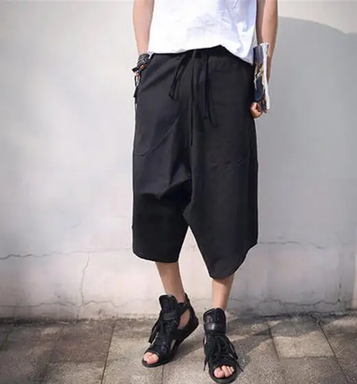 2017 Ctrlylts black linen pants male cropped pants loose harem pants summer big harem pants The singer's clothing M-XXL
2017 Ctrlylts black linen pants male cropped pants loose harem pants summer big harem pants The singer's clothing M-XXL