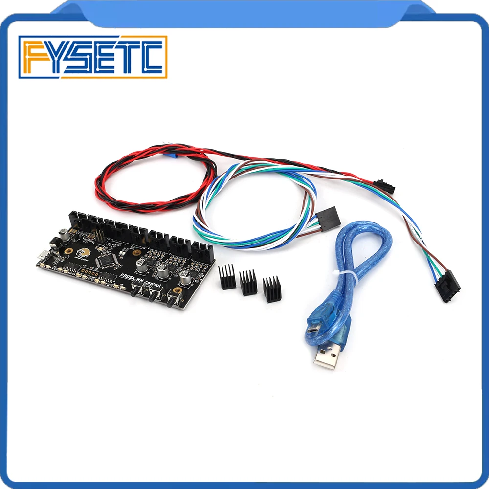 Prusa i3 MK3 3D Printer MMU2 Board Multi Material 2.0 upgrade MM Control Board TMC2130 Chip With Power Cable And Signal Cable
Prusa i3 MK3 3D Printer MMU2 Board Multi Material 2.0 upgrade MM Control Board TMC2130 Chip With Power Cable And Signal Cable