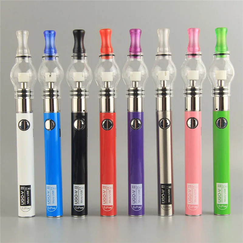 Original UGO V II Glass Globe Vape Mini Kit 510 Thread Atomizer Electronic Cigarette 650/900 mah Battery Built-in Pen | Электроника