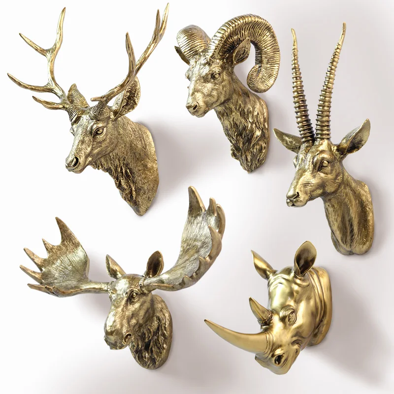 American Animal Deer Head Hanging Wall Mural Pendant Ornaments Home Decoration Accessories coffee Bar/ hotel Decor
American Animal Deer Head Hanging Wall Mural Pendant Ornaments Home Decoration Accessories coffee Bar/ hotel Decor