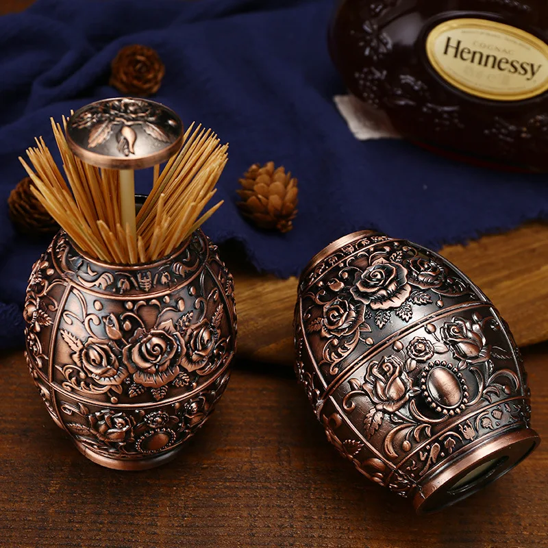 European Toothpick Cartridge Automatic Toothpick Box Zinc Alloy Creative Toothpick Bottle Toothpick Cartridge
European Toothpick Cartridge Automatic Toothpick Box Zinc Alloy Creative Toothpick Bottle Toothpick Cartridge
