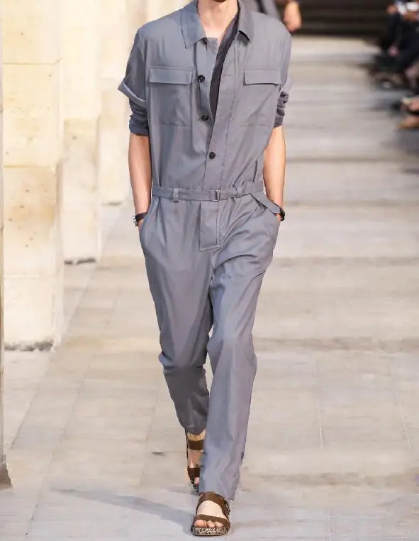 S-6XL Sell Like Hot Cakes 2019 Spring Men's New Fashion Large size custom personality jumpsuit tooling catwalk show slim body
S-6XL Sell Like Hot Cakes 2019 Spring Men's New Fashion Large size custom personality jumpsuit tooling catwalk show slim body