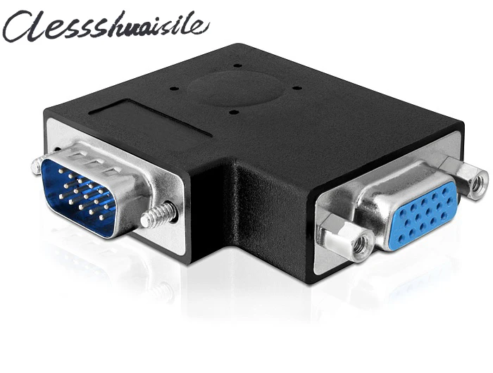 (100pcs/lot) Vertical Flat Left Angled 90 Degree VGA SVGA Male To Female extension Adapter VGA
(100pcs/lot) Vertical Flat Left Angled 90 Degree VGA SVGA Male To Female extension Adapter VGA