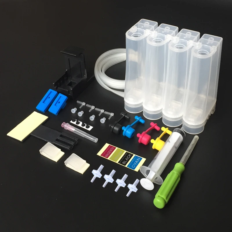 4 Color Continuous Ink Supply System for hp 21 22 27 28 56 57 60 61 122 240 241 PG240 PGI540 Inkjet Printer
4 Color Continuous Ink Supply System for hp 21 22 27 28 56 57 60 61 122 240 241 PG240 PGI540 Inkjet Printer