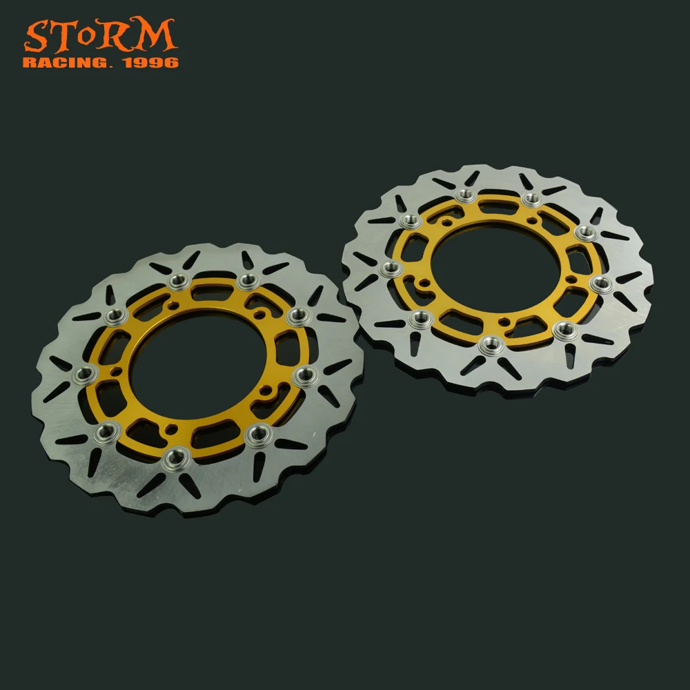 290MM Wavy Front Floating Brake Discs For Suzuki SV650S ABS 2007 2008 2009 2010 2011 2012
290MM Wavy Front Floating Brake Discs For Suzuki SV650S ABS 2007 2008 2009 2010 2011 2012