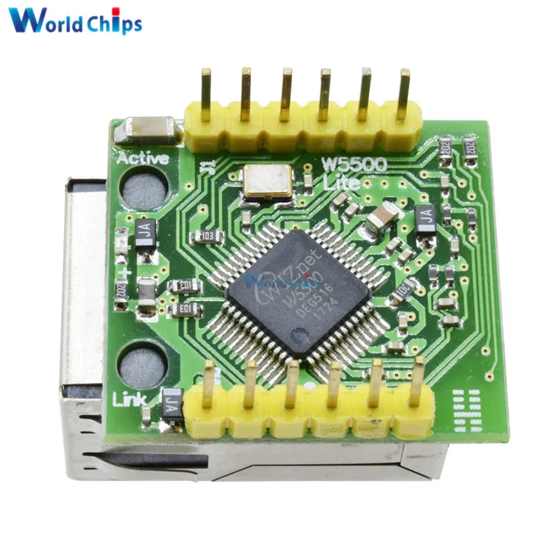 1 шт. ENC28J60 чип W5500 новый преобразователь SPI в LAN/ Ethernet TCP/IP мод|Интегральные схемы| |