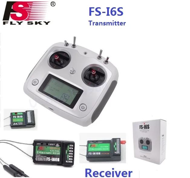 FlySky FS-i6S 2.4G 10CH AFHDS Transmitter With FS-iA6B iA10 FS-iA10B Receiver Remote Control For Racer 250 Quadcopter Airplane
FlySky FS-i6S 2.4G 10CH AFHDS Transmitter With FS-iA6B iA10 FS-iA10B Receiver Remote Control For Racer 250 Quadcopter Airplane