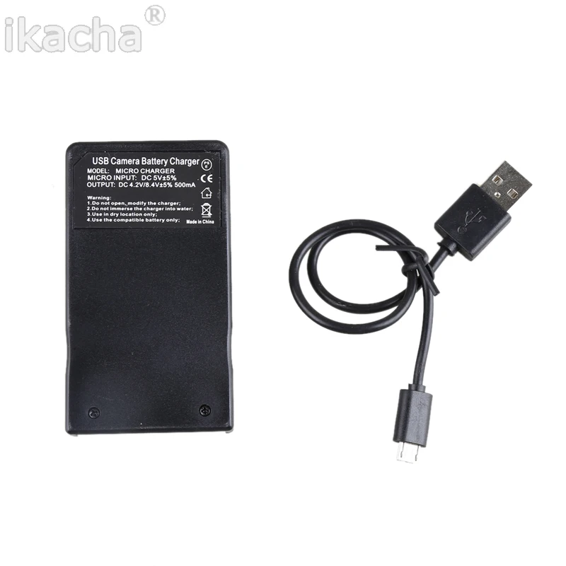 DMW-BCF10 BCF10E BCF10PP USB зарядное устройство для Panasonic LUMIX DE-A60 A60 A60B CGA-S/106D S/106C F3 FH22 FS15 FH1 FH3 FP8