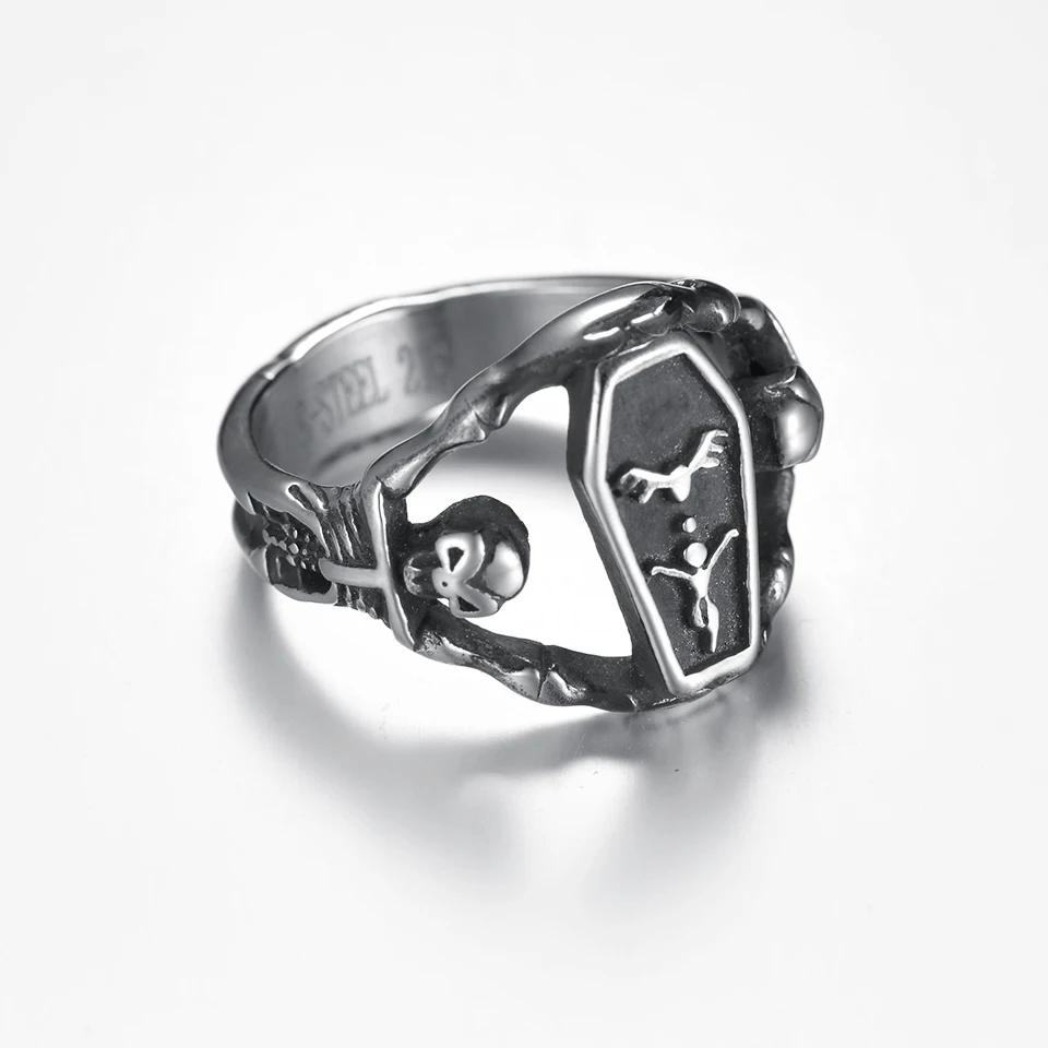 Vintage Europe Skull Rings Motor Biker Heavy Men Rock Punk Style Never Fade 316L Stainless Steel Rings
Vintage Europe Skull Rings Motor Biker Heavy Men Rock Punk Style Never Fade 316L Stainless Steel Rings