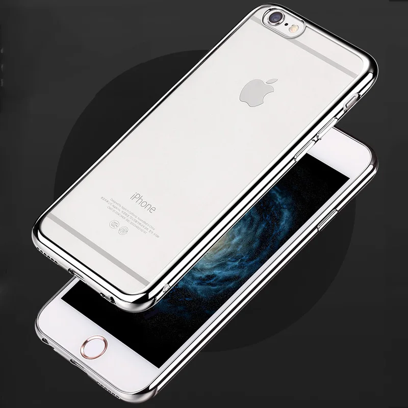 Роскошный силиконовый чехол для iPhone 5 5S SE прозрачная задняя крышка 0 мм ультра