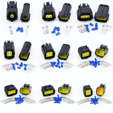 1 sets 1/2/3/4/6/8/10/12/16 Pin Way Waterproof Wire Connector Plug Car Auto Sealed Electrical Set Car Truck connect