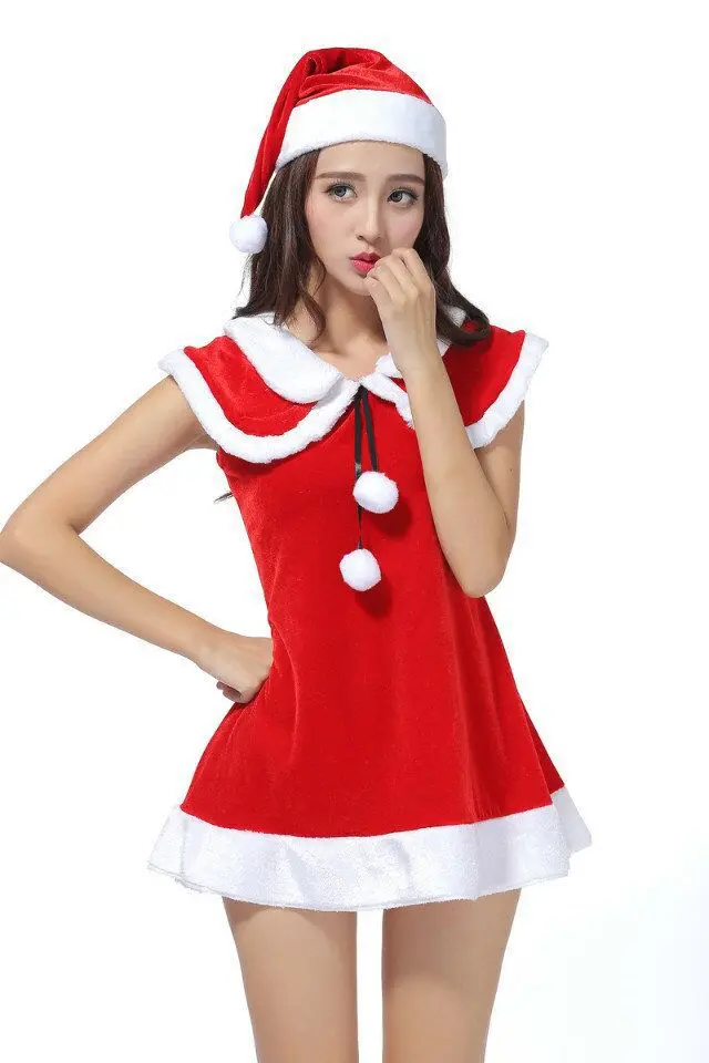 Christmas loaded adult cos Christmas dress European and American sexy cosplay costumes Female Red Corduroy Christmas Party dress
Christmas loaded adult cos Christmas dress European and American sexy cosplay costumes Female Red Corduroy Christmas Party dress