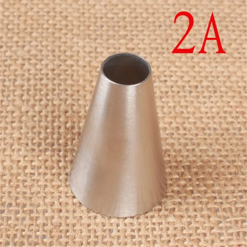 #2A Round Cake Nozzles Pastry Tips Cup Cake Cream Decorating Tool Stainless Steel Cupcake Cookie Piping Nozzle DIY Macaroon
#2A Round Cake Nozzles Pastry Tips Cup Cake Cream Decorating Tool Stainless Steel Cupcake Cookie Piping Nozzle DIY Macaroon