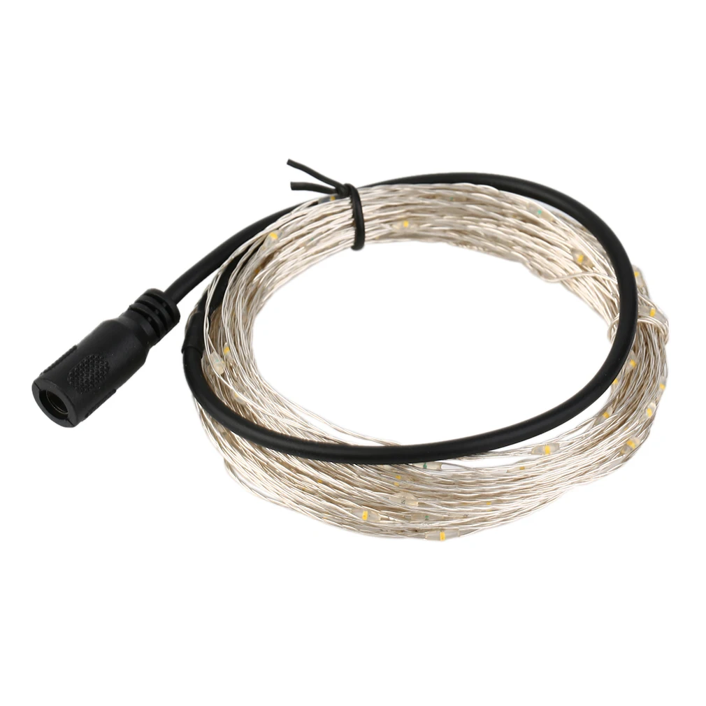 10M/33FT 100LED Silver Wire String Fairy Light 12V For Christmas Wedding Party _WK
10M/33FT 100LED Silver Wire String Fairy Light 12V For Christmas Wedding Party _WK