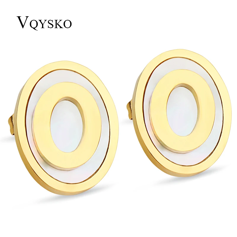 wholesale new fashion Girl jewelry gold color titanium steel shell Stud Earrings for women
wholesale new fashion Girl jewelry gold color titanium steel shell Stud Earrings for women