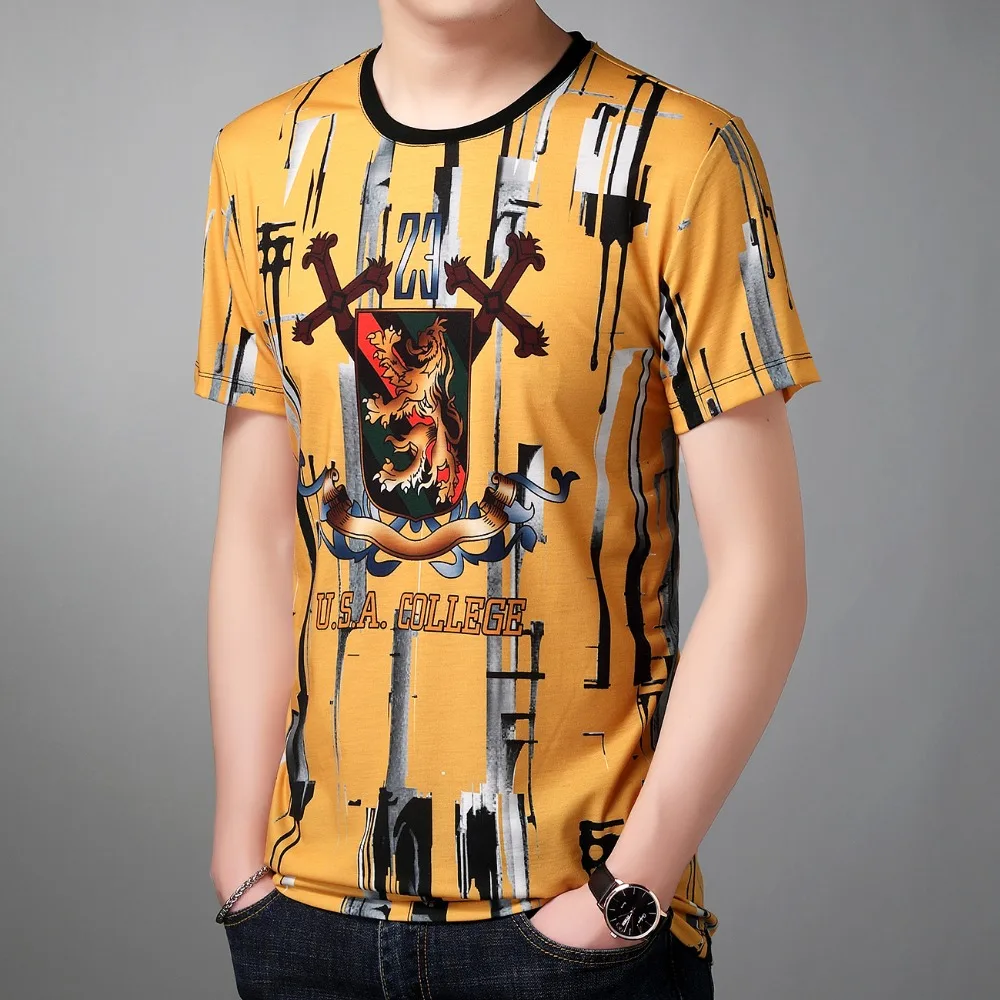 Personality creative printing fashion hip hop short sleeve t shirt Summer 2018 New quality soft skin-friendly t shirt men M-XXXL
Personality creative printing fashion hip hop short sleeve t shirt Summer 2018 New quality soft skin-friendly t shirt men M-XXXL
