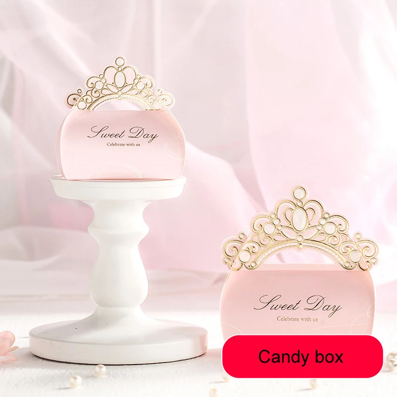 20 pcs/lot Europe Hot stamping Crown Shiny Pink Candy Box favor Gift boxes Wedding Decorations Birthday Party Supplies
20 pcs/lot Europe Hot stamping Crown Shiny Pink Candy Box favor Gift boxes Wedding Decorations Birthday Party Supplies