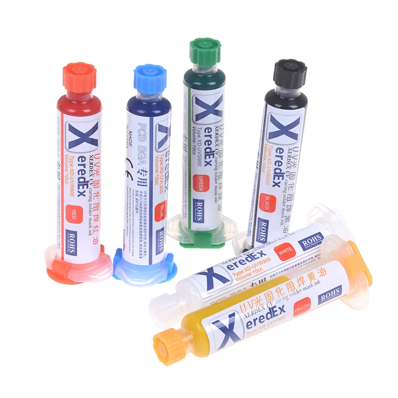 UV Curable Solder Mask With Tip & Push 10CC For PCB BGA Circuit Board Protect Soldering Paste Flux Cream Welding Fluxes Oil
UV Curable Solder Mask With Tip & Push 10CC For PCB BGA Circuit Board Protect Soldering Paste Flux Cream Welding Fluxes Oil