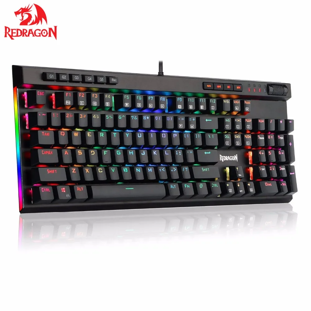 Игровая клавиатура Redragon K580 VATA RGB механическая с подсветкой светодиодный 115 клавиш