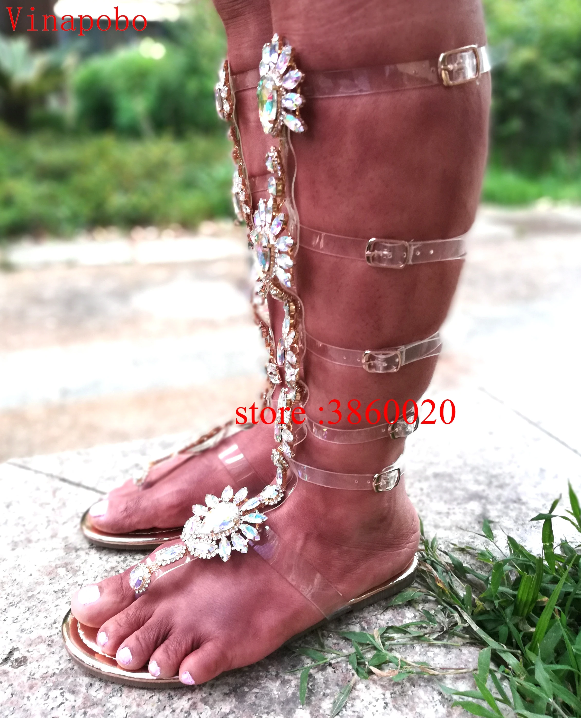 Женские сандалии-гладиаторы Vinapobo золотистые повседневные сандалии на плоской
