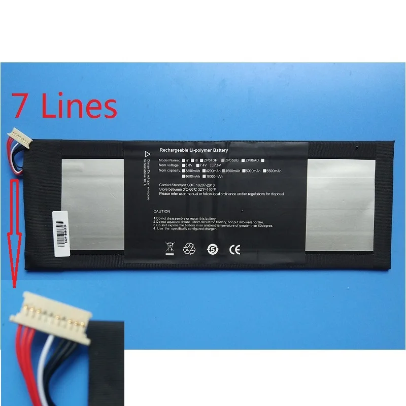 Battery for Jumper EZbook 3 Pro Tablet PC EZbook3 SL New Li Polymer Rechargeable Replacement 7.6V 3282122-2s HW-3487265
Battery for Jumper EZbook 3 Pro Tablet PC EZbook3 SL New Li Polymer Rechargeable Replacement 7.6V 3282122-2s HW-3487265