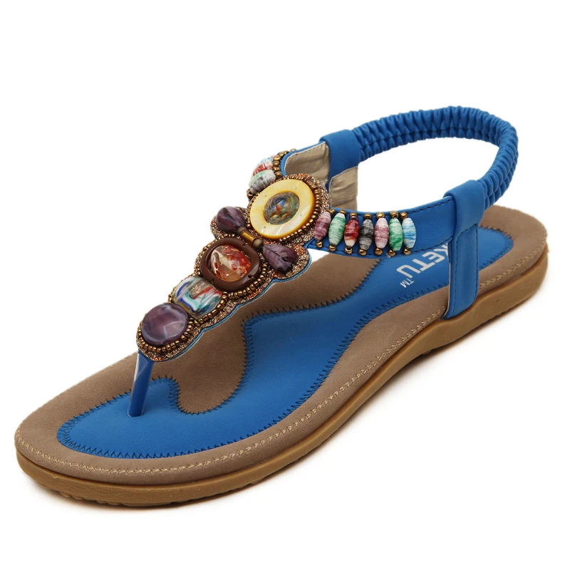 SIKETU Summer new woman sandals fashion Bohemia flat sandals beaded large size casual comfortable soft bottom women shoes 41 42
SIKETU Summer new woman sandals fashion Bohemia flat sandals beaded large size casual comfortable soft bottom women shoes 41 42
