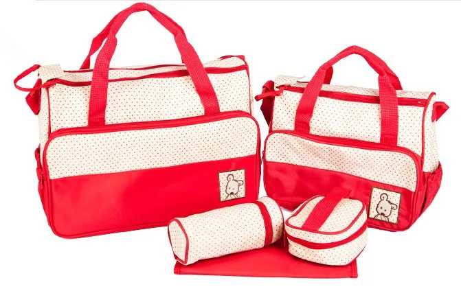 Promition! Five-piece maternidade baby diaper bags baby nappies bag mummy maternity bags ladies messenger bags handbag tote
Promition! Five-piece maternidade baby diaper bags baby nappies bag mummy maternity bags ladies messenger bags handbag tote