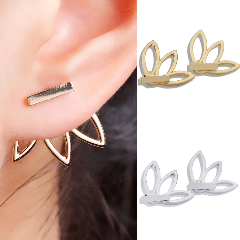 Ear Jacket Earring | Minimalist Ear Cuffs | Lotus Flower Ear Jacket Silver Gold Color Bar Earring | Bar Stud Ear Jackets
Ear Jacket Earring | Minimalist Ear Cuffs | Lotus Flower Ear Jacket Silver Gold Color Bar Earring | Bar Stud Ear Jackets