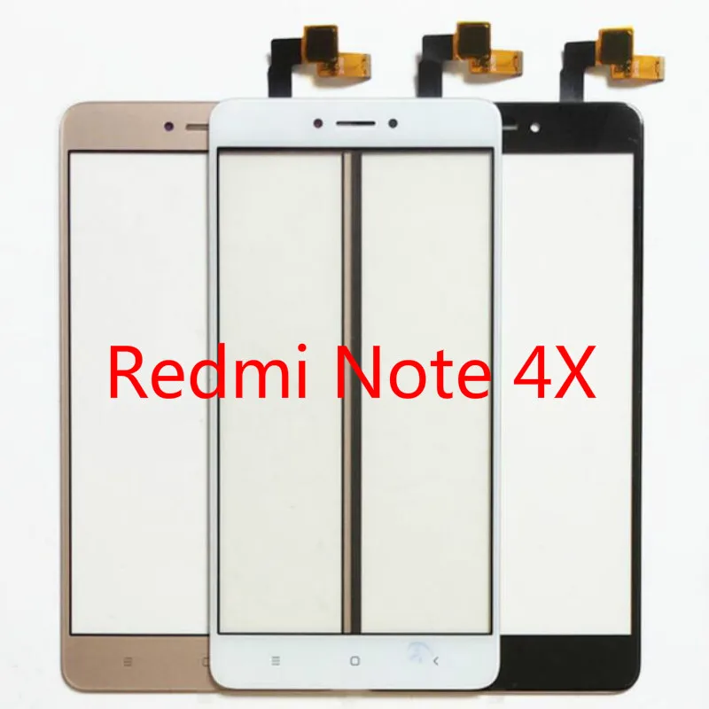 Сенсорный экран для Xiaomi Redmi 4 Note 4X Note4X сенсорный панель передняя крышка стекло