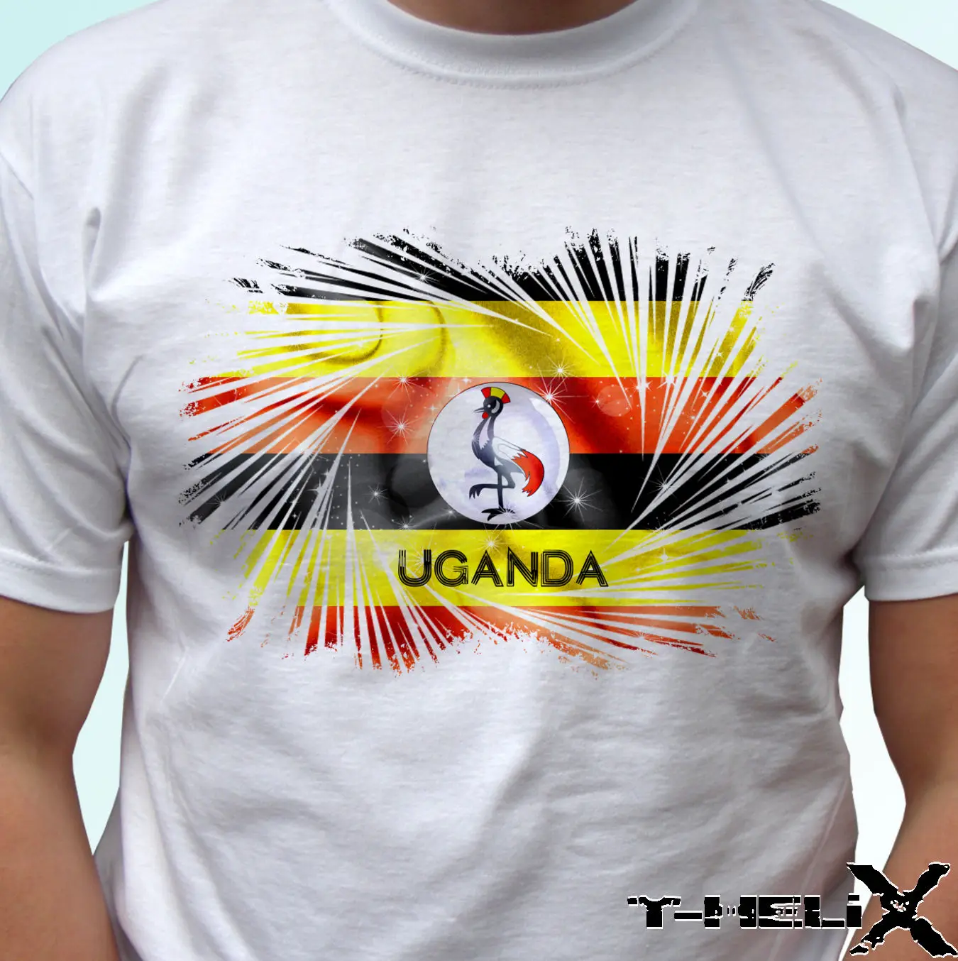 T-Shirt 2019 Newest 100% Cotton Brand New T-Shirts Uganda Flag - White T Shirt Top Africa Country Design - Mentshirt Designs
T-Shirt 2019 Newest 100% Cotton Brand New T-Shirts Uganda Flag - White T Shirt Top Africa Country Design - Mentshirt Designs