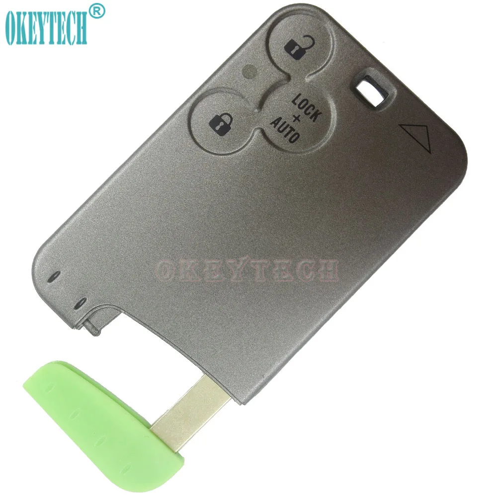 OkeyTech 3 Buttons Remote Key Card Shell Case Smart Card Key Case For Renault Laguna with Insert Blade Blank Keyless Entry Fob
OkeyTech 3 Buttons Remote Key Card Shell Case Smart Card Key Case For Renault Laguna with Insert Blade Blank Keyless Entry Fob