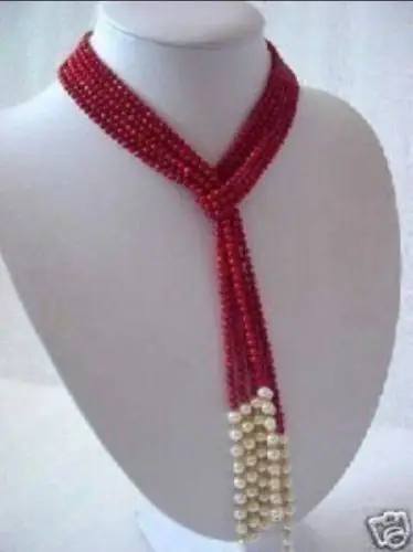 Women Gift word Love Free shipping FREE shipping> >5MM Charming Red Coral & White Pearl Scarf Necklace 50" 6.07
Women Gift word Love Free shipping FREE shipping> >5MM Charming Red Coral & White Pearl Scarf Necklace 50" 6.07