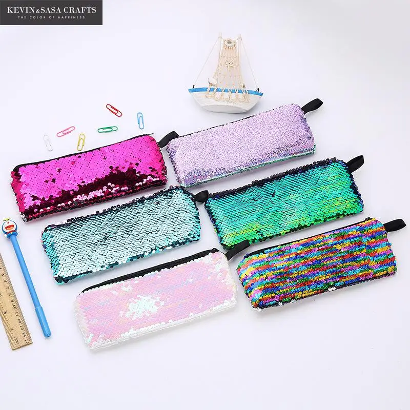New Reversible Sequin Pencil Case for Girls School Supplies Super Big School Stationery Gift Magic Pencil Box Pencilcase
New Reversible Sequin Pencil Case for Girls School Supplies Super Big School Stationery Gift Magic Pencil Box Pencilcase