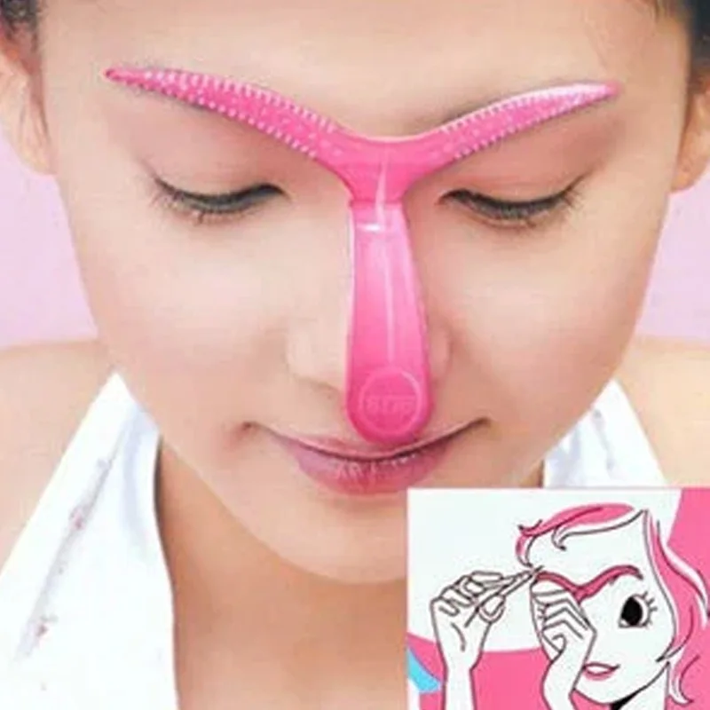 First generation eyebrow stencils card beauty makeup tools easy to use shaper AC067A01 | Красота и здоровье
