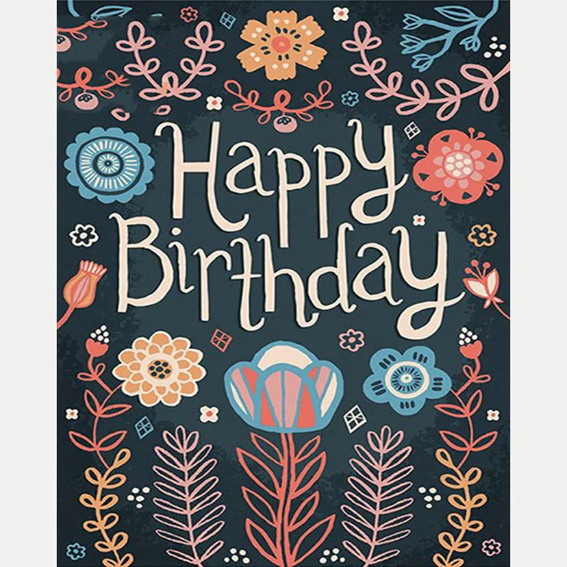 Full Square/Round Drill 5D DIY Diamond Painting "Happy Birthday" Card Embroidery Cross Stitch Mosaic Rhinestone gift WG1131
Full Square/Round Drill 5D DIY Diamond Painting "Happy Birthday" Card Embroidery Cross Stitch Mosaic Rhinestone gift WG1131