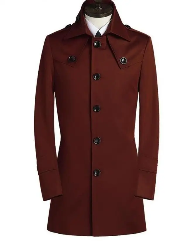 S---7XL Hot / Spring/Autumn Male New Fashion Personalized custom large size Big Yards Long Single-breasted Trench Coat
S---7XL Hot / Spring/Autumn Male New Fashion Personalized custom large size Big Yards Long Single-breasted Trench Coat