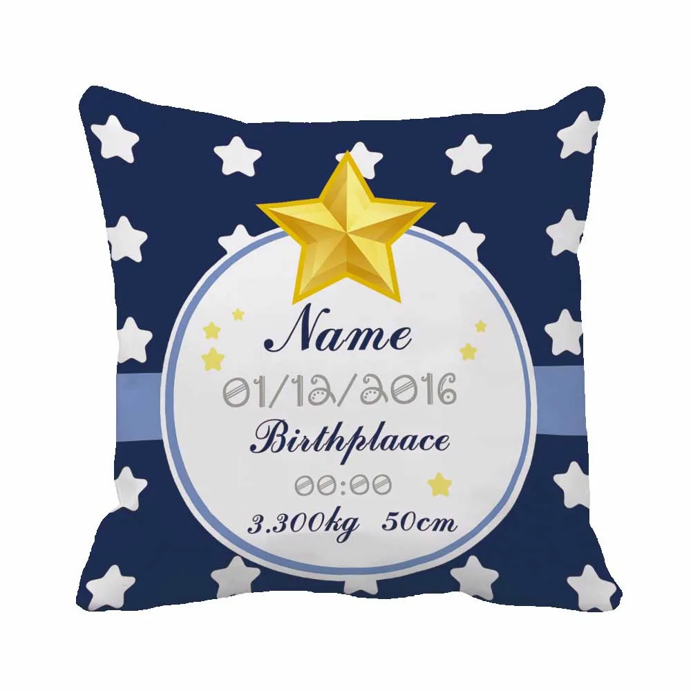 Custom Birth Data Printing Stars Blue Throw Pillow Case Decorative Cushion Cover Pillowcase Cute Birthday Gift By Lvsure
Custom Birth Data Printing Stars Blue Throw Pillow Case Decorative Cushion Cover Pillowcase Cute Birthday Gift By Lvsure