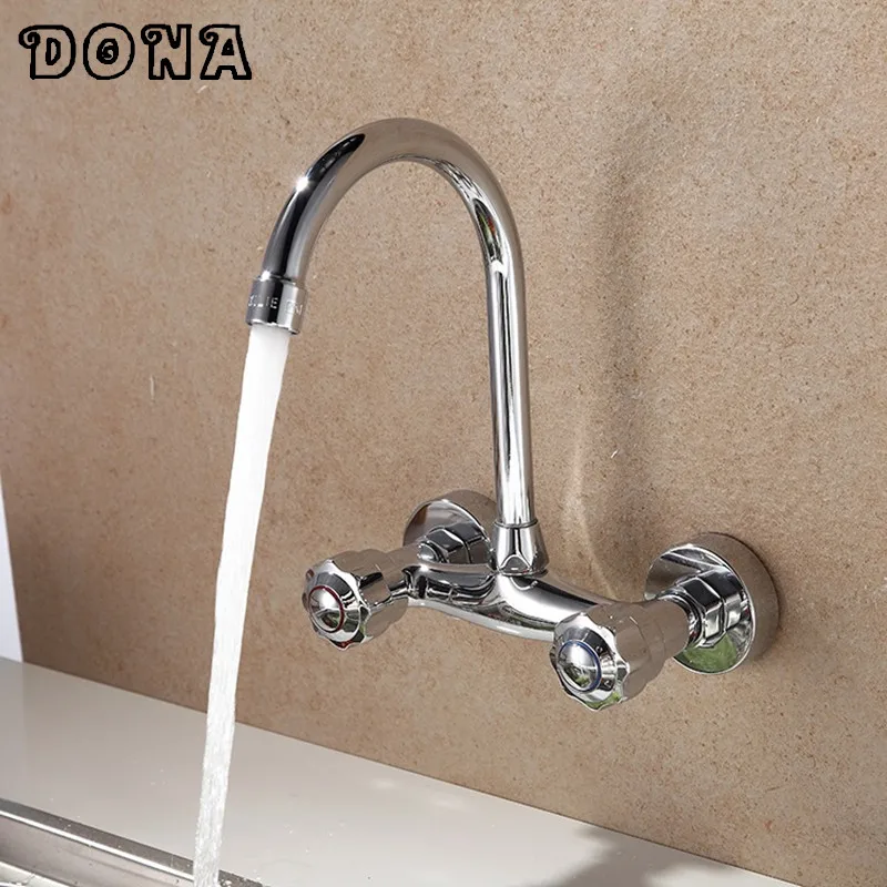 Wall mounted Faucet Kitchen Faucet Mixer Brass Chrome Hot and Cold Water kitchen tap Dual Holder Dual Hole kitchen sink DONA1320
Wall mounted Faucet Kitchen Faucet Mixer Brass Chrome Hot and Cold Water kitchen tap Dual Holder Dual Hole kitchen sink DONA1320
