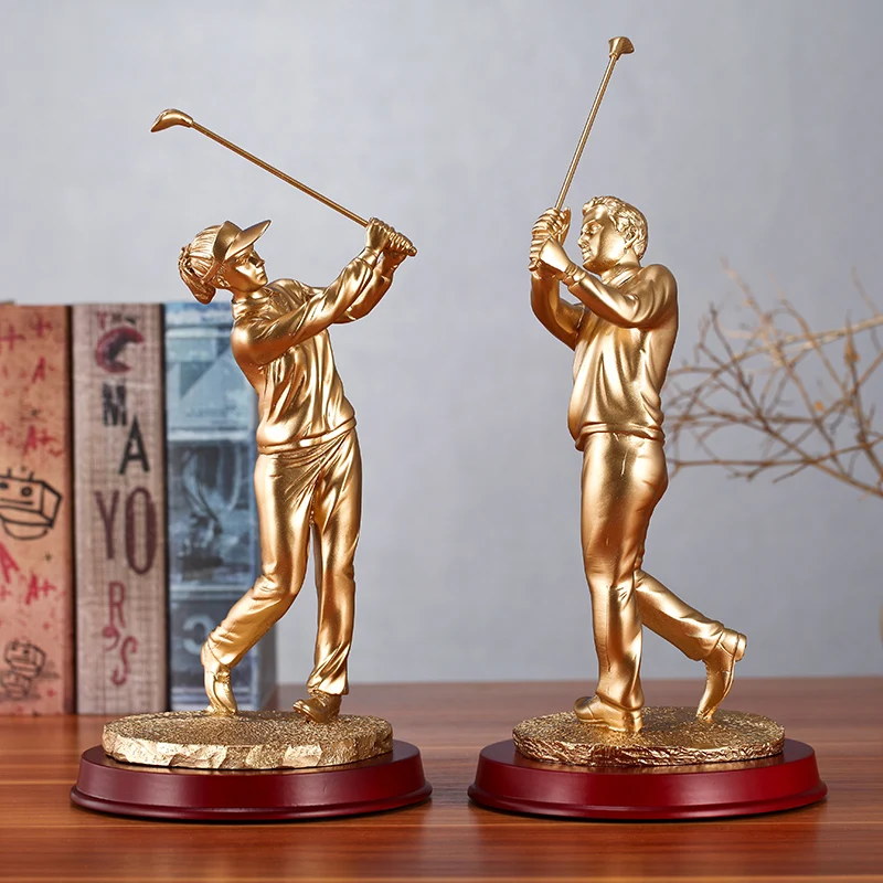 Golden yellow personage sports personage furnishing golf bookshelf furnishing office desk decoration wine cabinet TV modern sim
Golden yellow personage sports personage furnishing golf bookshelf furnishing office desk decoration wine cabinet TV modern sim