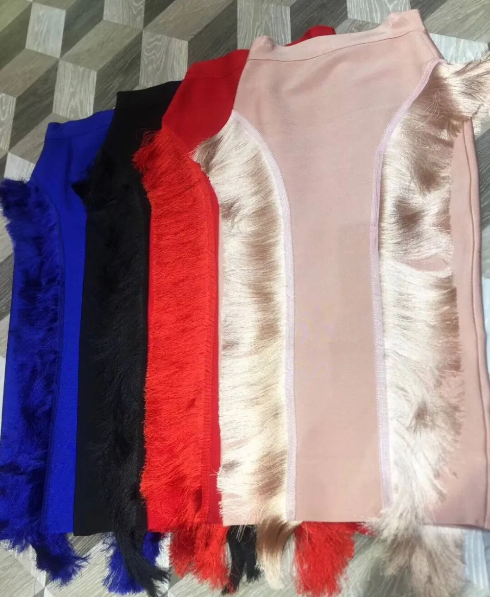 Top Quality Celebrity Pink Red Black Blue Knee Length Tassel Rayon Bandage Skirt Night Club Party Skirt
Top Quality Celebrity Pink Red Black Blue Knee Length Tassel Rayon Bandage Skirt Night Club Party Skirt