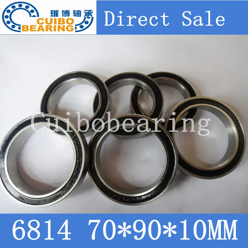 

bearing 6814 RS 6814 2RS shielded cover thin wall deep groove ball bearings 61814 61814 2RS 70*90*10mm