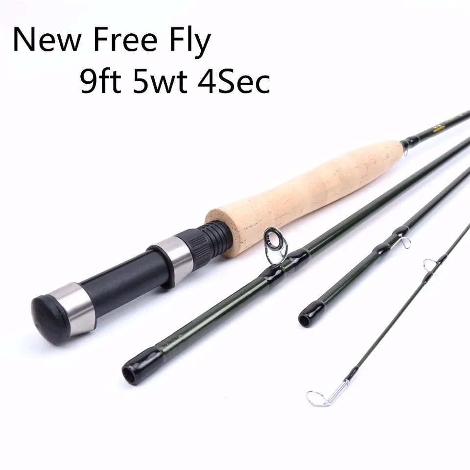 Maximumcatch New 5WT 4Pieces 9ft Carbon Fiber Fly Rod with 5/6wt reel and lines&ampbox&ampflies Fishing Combo | Спорт и развлечения