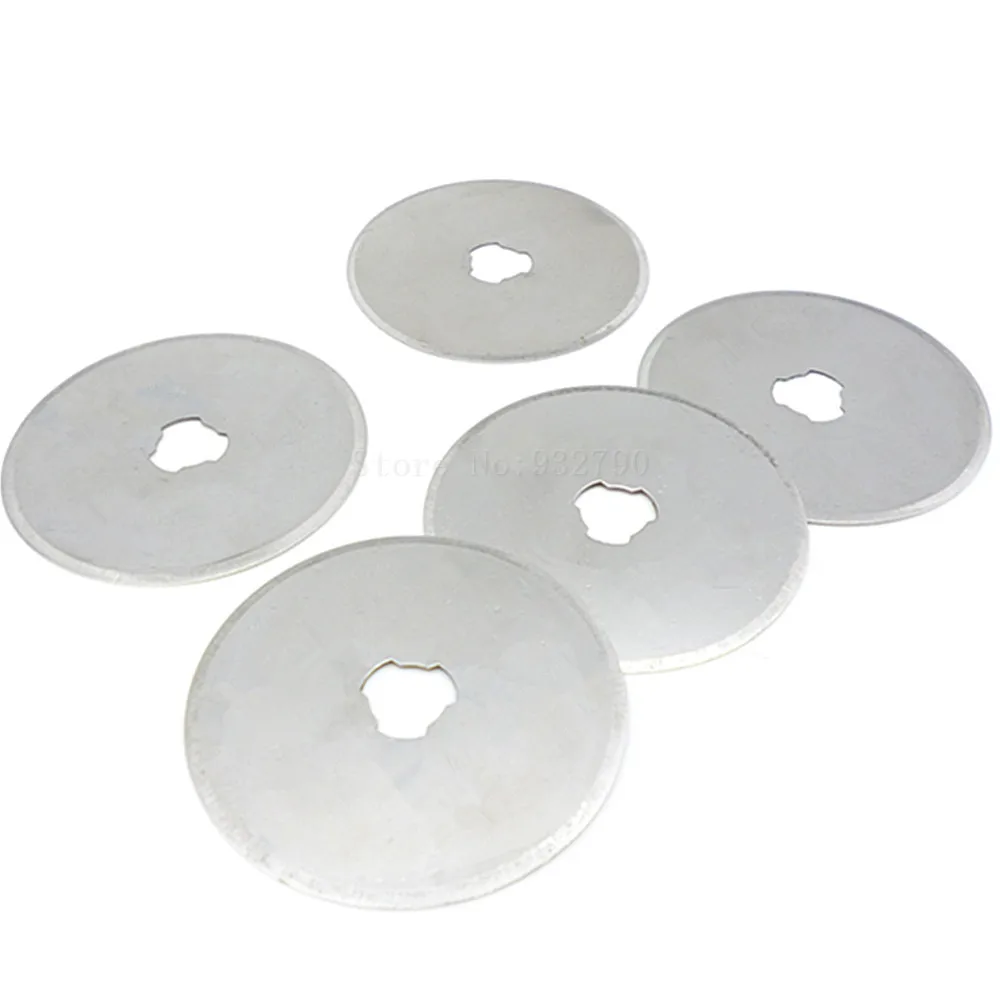 5pcs 45mm Patchwork Fabric Leather Craft Steel Circular Rotary Cutter Refill Blades Sewing Quilting Refill Blades Rotary Cutters
5pcs 45mm Patchwork Fabric Leather Craft Steel Circular Rotary Cutter Refill Blades Sewing Quilting Refill Blades Rotary Cutters