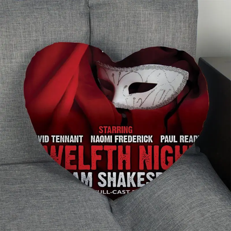 Twelfth Night Custom Heart Pillow Cover Custom Zipper Pillowcase Cover Wedding Home Office Decorative custom Pillowcase
Twelfth Night Custom Heart Pillow Cover Custom Zipper Pillowcase Cover Wedding Home Office Decorative custom Pillowcase