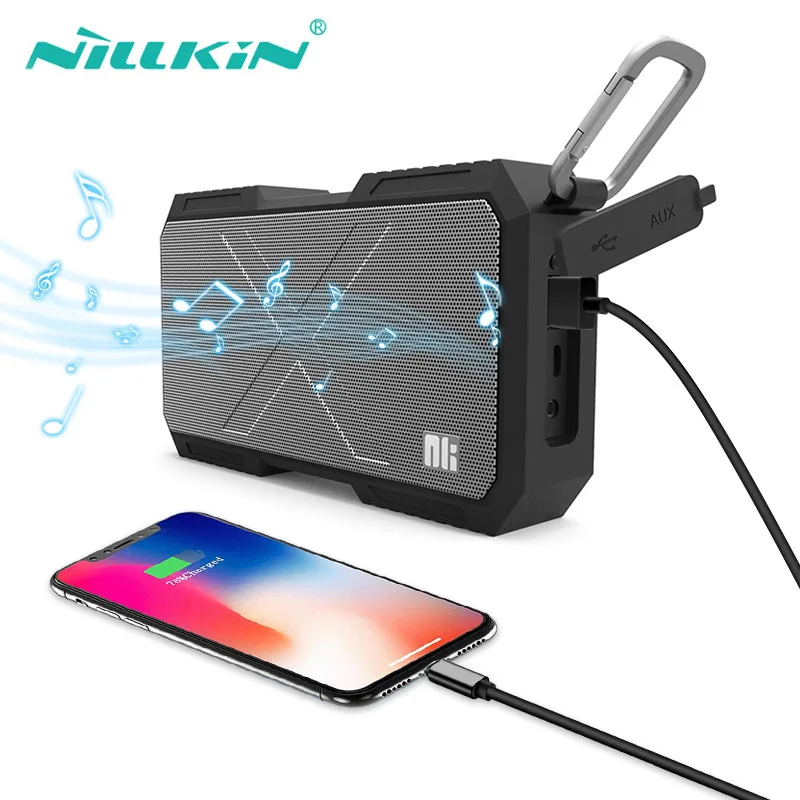 NILLKIN Портативная стерео Беспроводная колонка Altavoz Bluetooth Колонка Bt сабвуфер