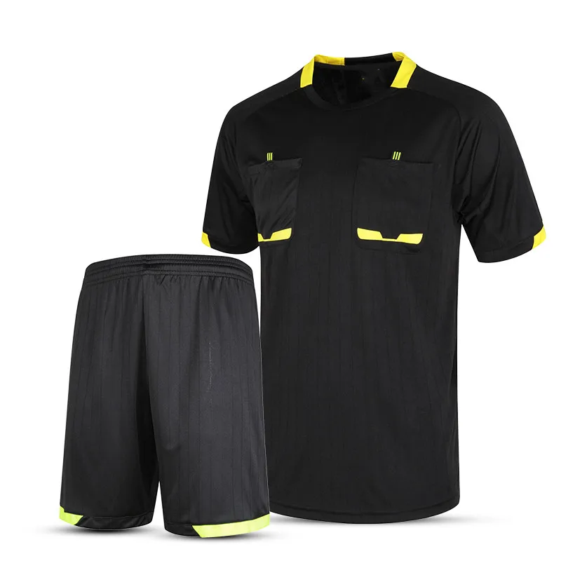 Football Jerseys 2023 Men Referee Uniform Short Football Professional Soccer Tracksuit Thailand Referee Judge Uniform Custom Kit
Football Jerseys 2023 Men Referee Uniform Short Football Professional Soccer Tracksuit Thailand Referee Judge Uniform Custom Kit