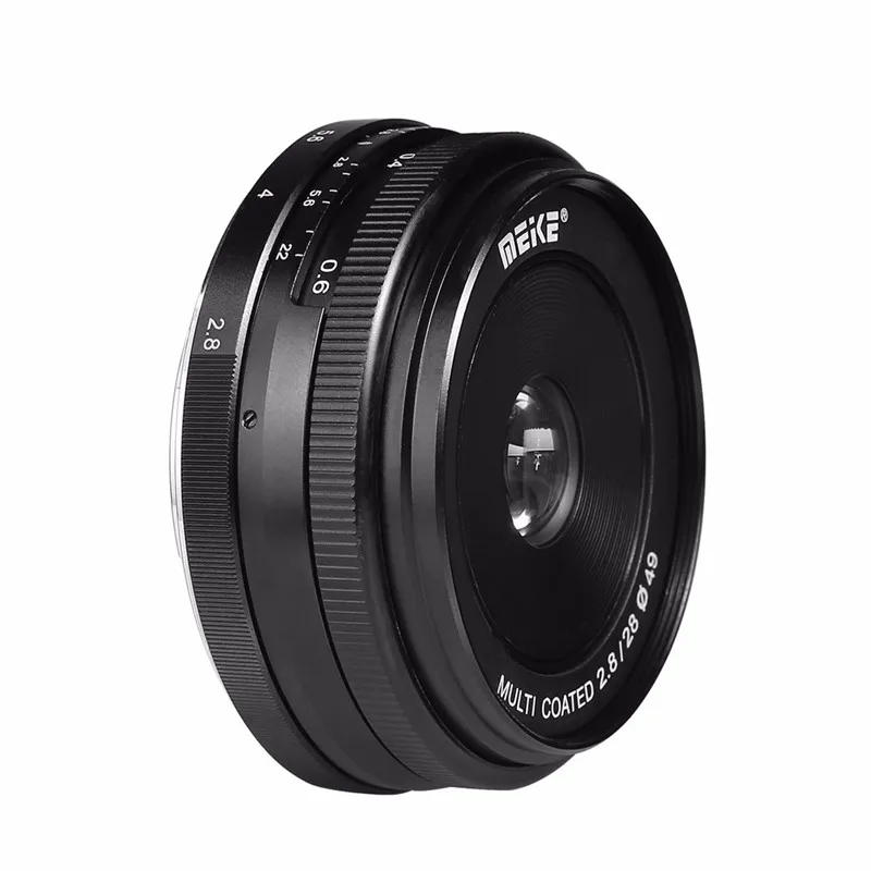 Meike MK-M4/3-28mm-f/2 8 28 мм f2.8 объектив с фиксированным ручным фокусом для беззеркальной