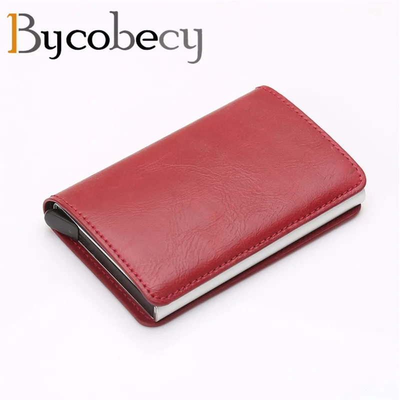 BYCOBECY RFID держатель для кредитных карт из алюминиевого сплава PU кожаный бумажник для карт автоматический выдвижной чехол для карт для мужчин ...
BYCOBECY RFID держатель для кредитных карт из алюминиевого сплава PU кожаный бумажник для карт автоматический выдвижной чехол для карт для мужчин ...