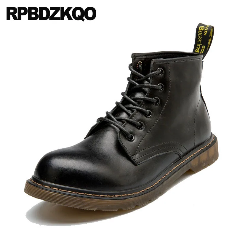 Waterproof High Top Ankle Casual Designer Retro Combat Boots Lace Up Military Men Army Outdoor Plus Size Booties Shoes Black
Waterproof High Top Ankle Casual Designer Retro Combat Boots Lace Up Military Men Army Outdoor Plus Size Booties Shoes Black