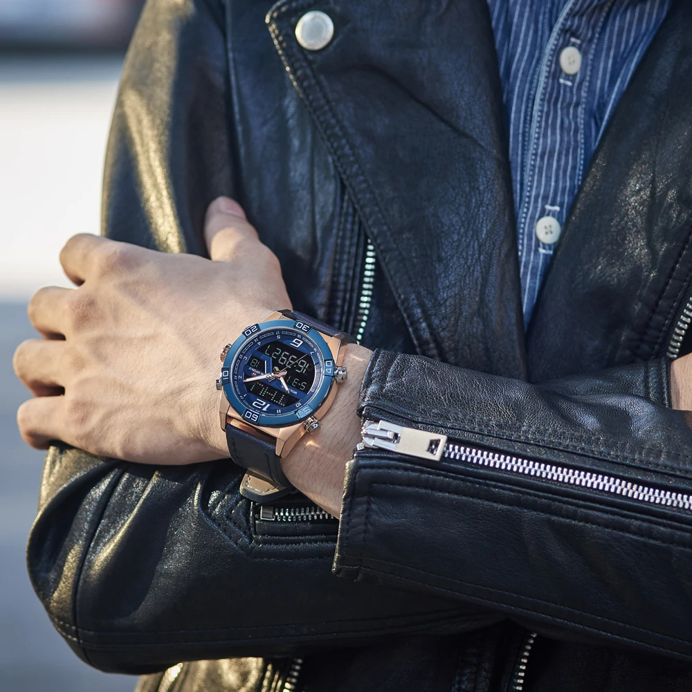 Watches Men NAVIFORCE Brand Men Sport Watches Men's Quartz Clock Man Casual Military Waterproof Wrist Watch relogio masculino
Watches Men NAVIFORCE Brand Men Sport Watches Men's Quartz Clock Man Casual Military Waterproof Wrist Watch relogio masculino